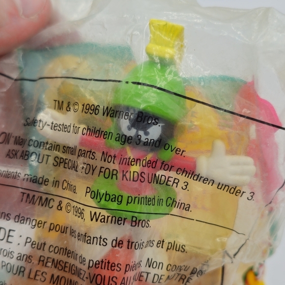 Vintage 1996 McDonald's Space Jam Marvin the Martian Kid's Meal Toy - Picture 3 of 3